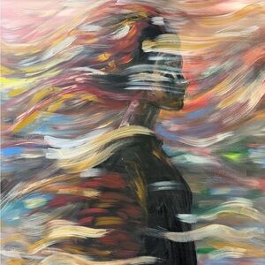 Acrylic painting on canvas “ Dream #2” by Lilybeth 30”x 40”